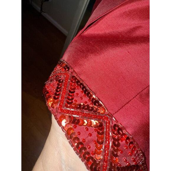 The IcE Suit Womens Large Coral Silk Top NWT - Picture 3 of 5